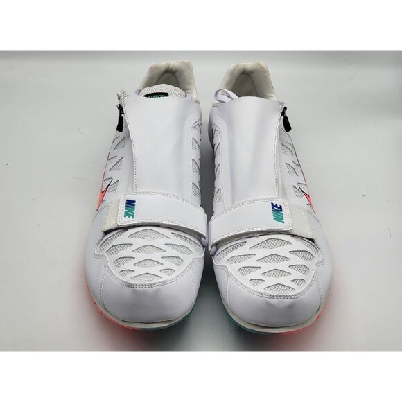 Nike Zoom LJ Long Jump 4 Track &‎ Field Spikes White  415339 101 Size 15 - Picture 2 of 8
